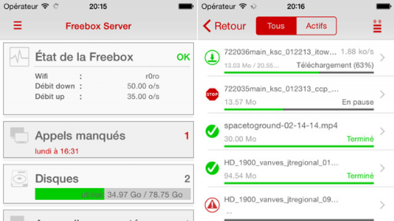Mise à jour de Freebox Compagnon : l’app est désormais optimisée pour l’iPhone 6 et l’iPhone 6 Plus
