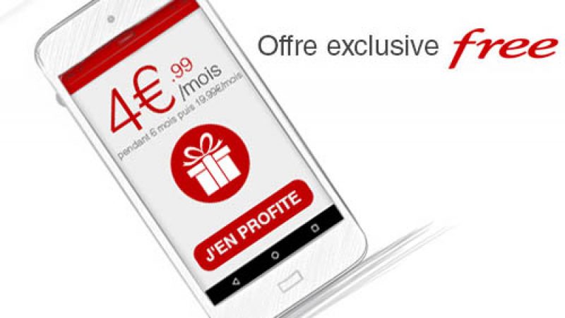 Free Mobile propose une offre exclusive aux anciens abonnés : le forfait illimité à 4,99€ durant 6 mois