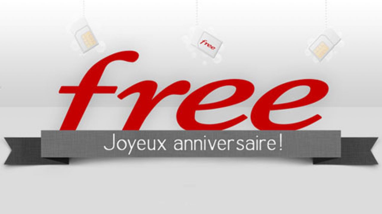 Joyeux Anniversaire Free Mobile Fete Sa Cinquieme Annee D Existence