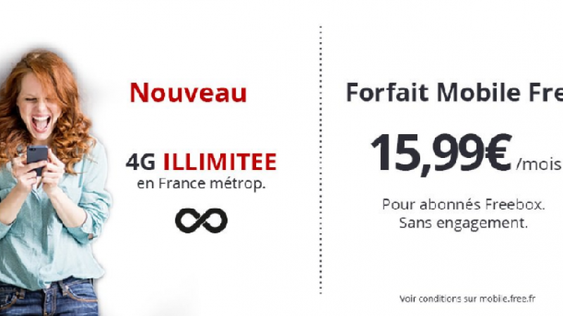 Tout ce qu’il faut savoir sur le Forfait Free Mobile 4G illimitée