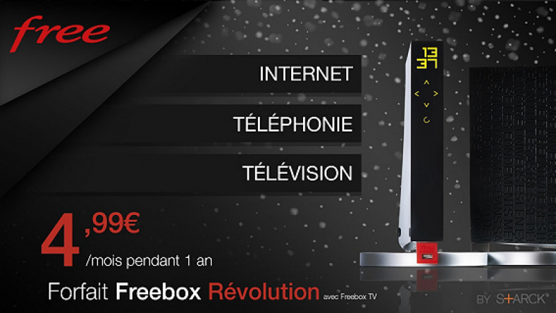 Freebox Révolution à 4,99€/mois durant 1 an : c’est fini demain matin et Free ne la prolongera pas