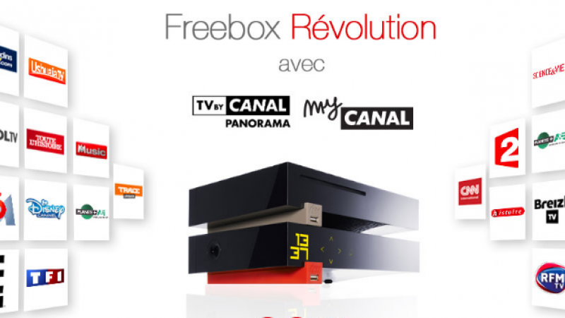 Canal+ signe un accord global avec le groupe M6, qui intègre l’offre Freebox Révolution avec TV by Canal