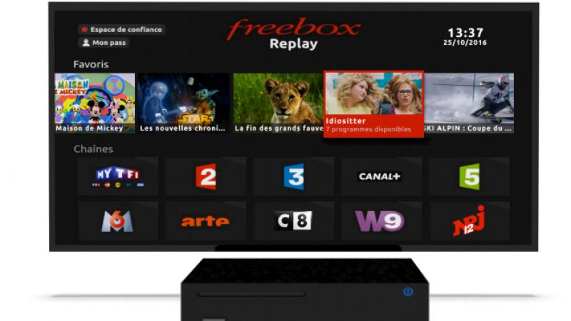 3 nouveaux services de replay sont arrivés sur la Freebox