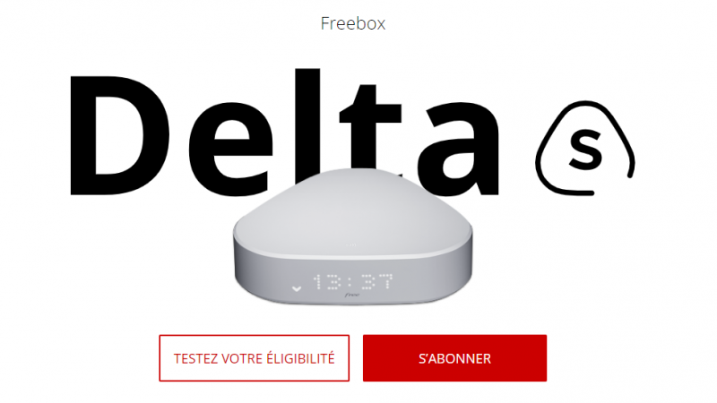 Free lance “Delta S”, une offre Freebox Delta sans le Player Devialet