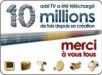ADSL TV fête son 10 millionième téléchargement !