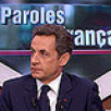 Nicolas Sarkozy dans “Paroles de Français” sur TF1 le 10 février