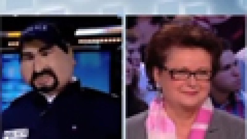 Zapping : Christine Boutin face à son agresseur…