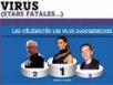 Zapping : Le TOP 10 des célébrités qui transmettent le plus de virus sur le Net…
