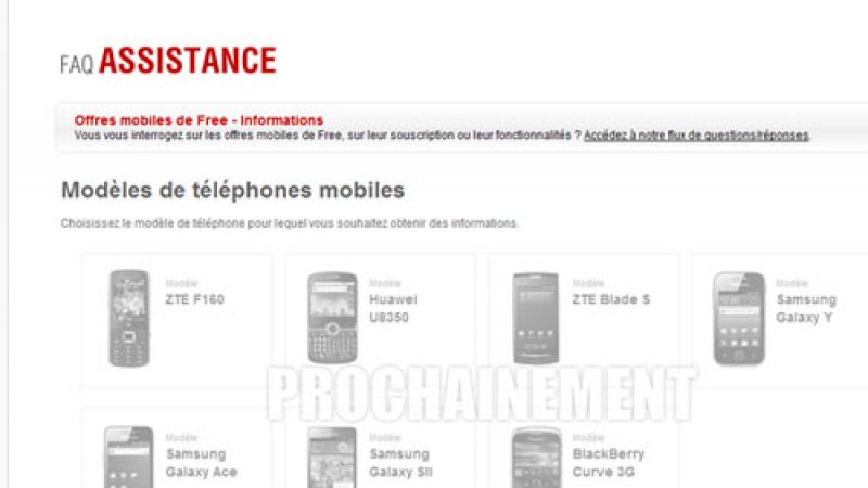 Lancement du site d’assistance pour Free Mobile