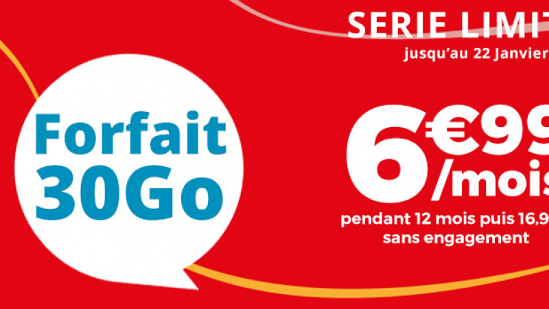 Auchan Telecom lance une série spéciale 30 Go à 6,99€