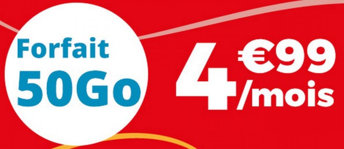 Auchan Télécom relance sa série limitée 50 Go à 4,99 euros par mois