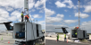 En images : quand Bouygues Telecom installe son «camion-antenne 4G» au Salon du Bourget