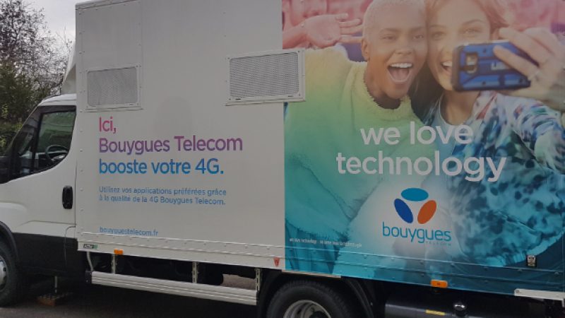 Bouygues Telecom lève le voile sur ses camions 4G