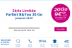 Bouygues Télécom lance une série limitée « B&You 20 Go à 9,99€ »