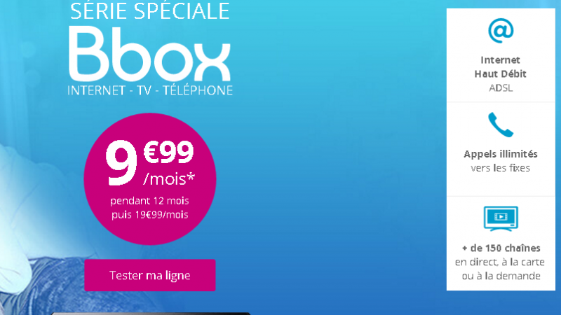 Bouygues Télécom lance une nouvelle offre spéciale, avec la Bbox classique à 12,99€/mois