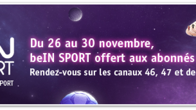 Free : Les chaînes beIN SPORT gratuites durant 5 jours pour les Freenautes !