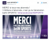 BeIN Sports franchit le cap des 3 millions d’abonnés