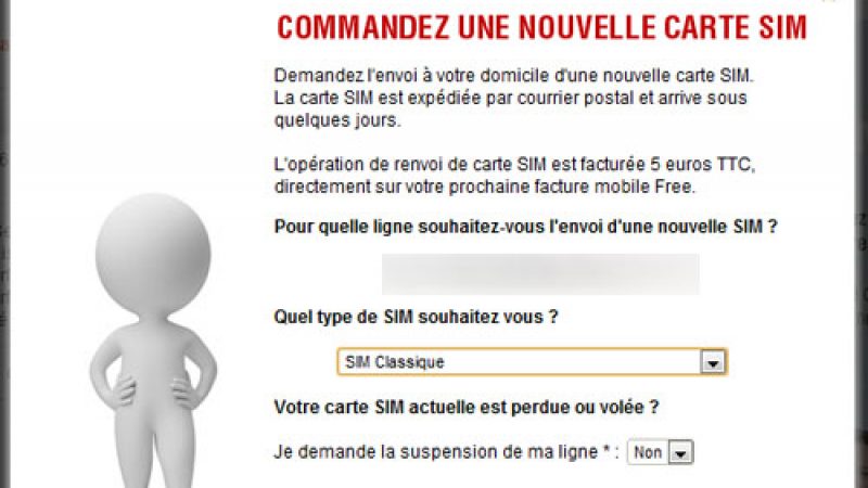 Free Mobile permet de suspendre sa ligne directement depuis l’espace abonné