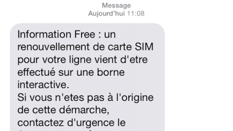 Free prévient désormais lors d’un renouvellement de carte SIM sur les bornes interactives