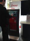 Les bornes Free en cours de déploiement dans tous les Free Centers