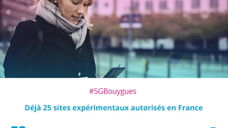 Bouygues Telecom annonce disposer du plus grand nombre de sites d’expérimentation de la 5G en France… devant Orange