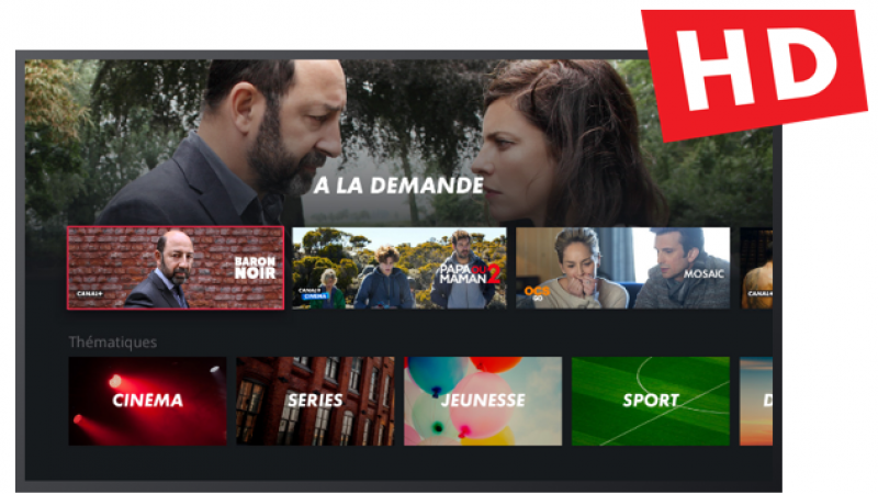 Canal améliore la qualité de la HD pour les programmes en replay via la Freebox