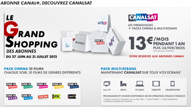 Ajout de 5 nouvelles chaînes HD dans l’univers Canalsat de Freebox TV