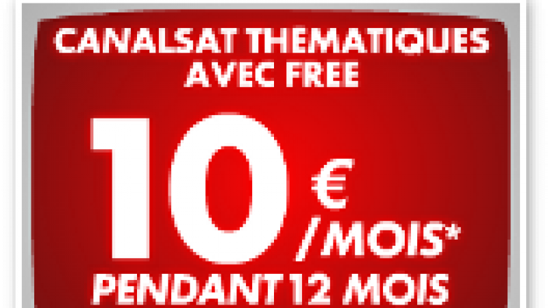 [MàJ] Canalsat prolonge son offre à 10€/mois à destination des Freenautes