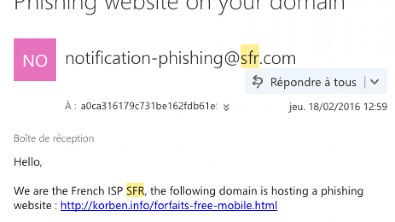 Quand SFR demande à Korben de supprimer une page qui parle de Free Mobile