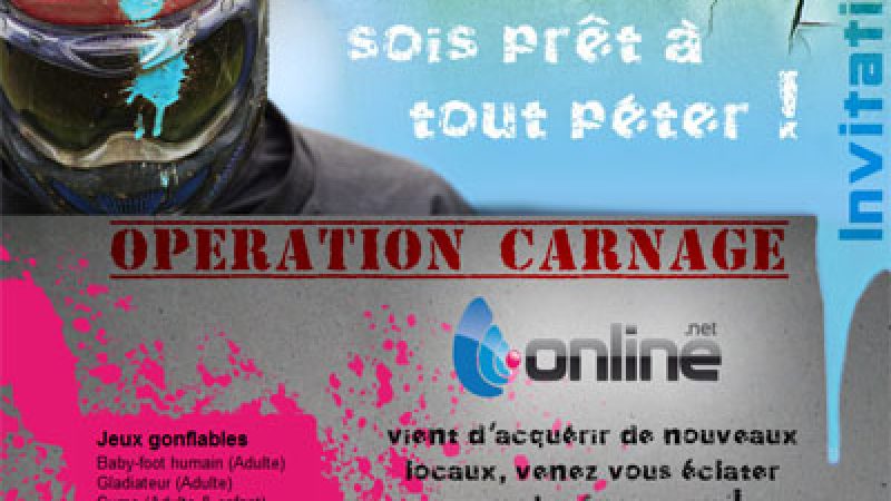 “Opération carnage” dans le nouveau Datacenter d’Iliad !