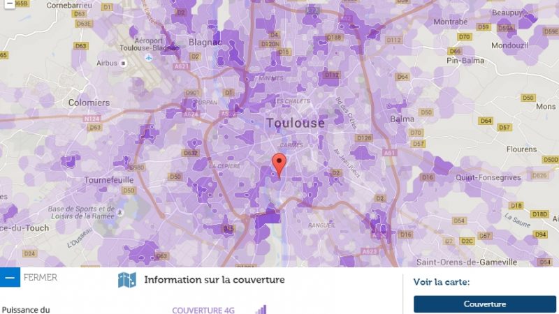 Couverture et débit 4G Free Mobile : Focus sur Toulouse