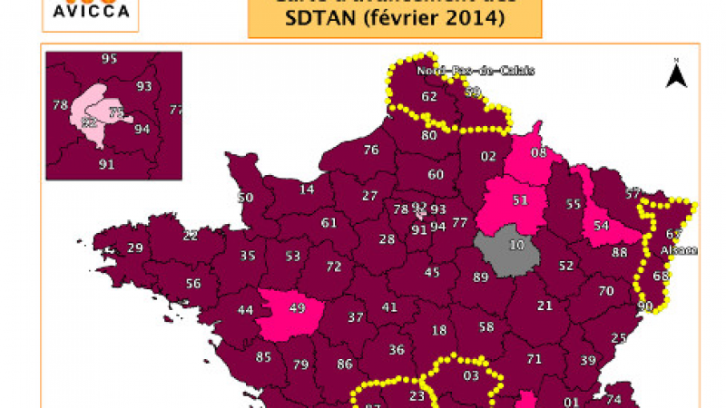 Déploiement FTTH via les réseaux publics : 92 départements valident leur SDTAN