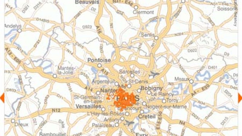 Orange publie sa carte des zones couvertes par la fibre