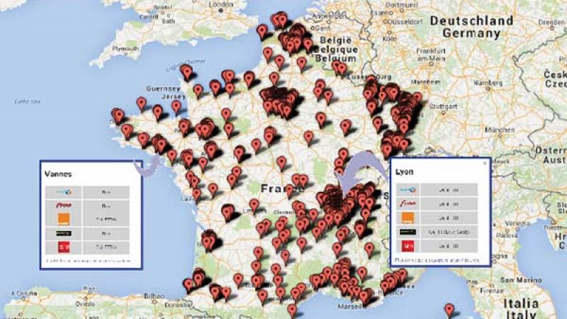 Quels opérateurs proposent la fibre dans votre ville ? Découvrez la carte de déploiement d’Ariase