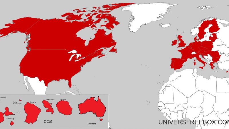 Free Mobile : Découvrez la carte du monde, mise à jour, des pays inclus en roaming