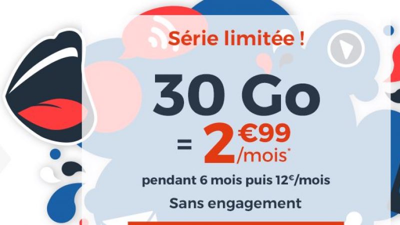 CDiscount Mobile relance son offre “immanquable” avec 30 Go de Data à 2.99€/mois