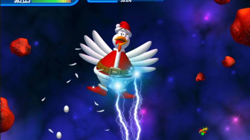 Freebox Révolution : pour Noël, le jeu Chicken Invaders 3 “Christmas edition” est offert en version démo