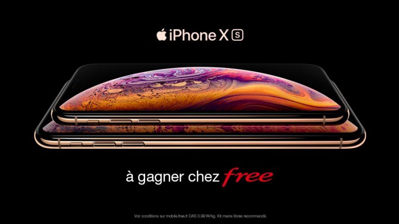 Free lance un jeu concours “pour finir l’année en beauté” et fait gagner 3 iPhone XS