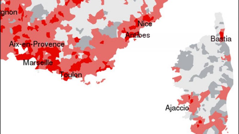 Free ajoute la Corse sur sa carte du dégroupage