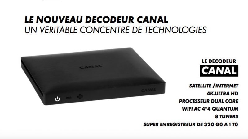 Découvrez le nouveau décodeur que vient de présenter Canal+