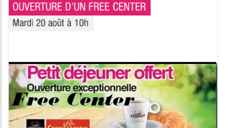 [MàJ] Deux Free Centers ouvrent leurs portes aujourd’hui : Béziers et Saint-Etienne