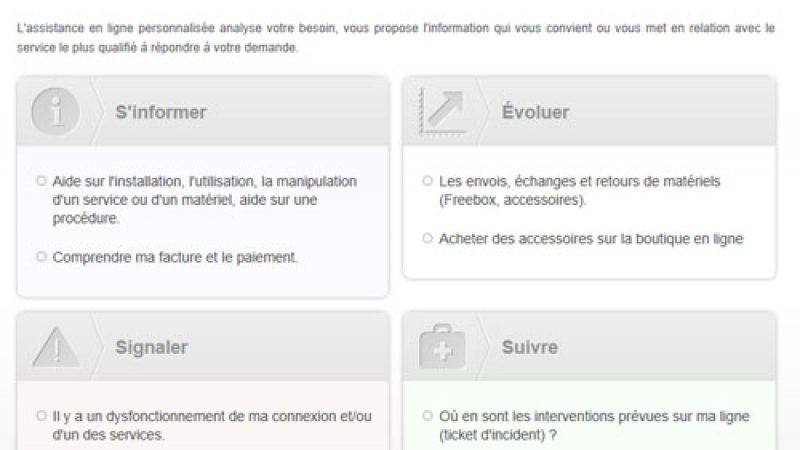 Assistance Free : Nouveau système de diagnostic pour la Freebox