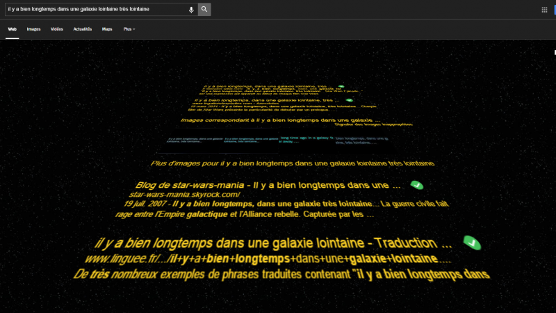 Clin d’oeil : découvrez le nouvel easter egg Star Wars caché dans Google