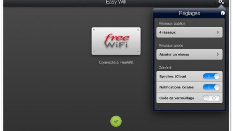 Une nouvelle version d’Easy WiFi est disponible