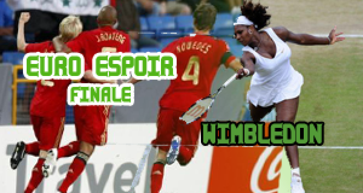 Semaine Sport (26) : Finale EURO U-21, Wimbledon, F1, Moto GP…