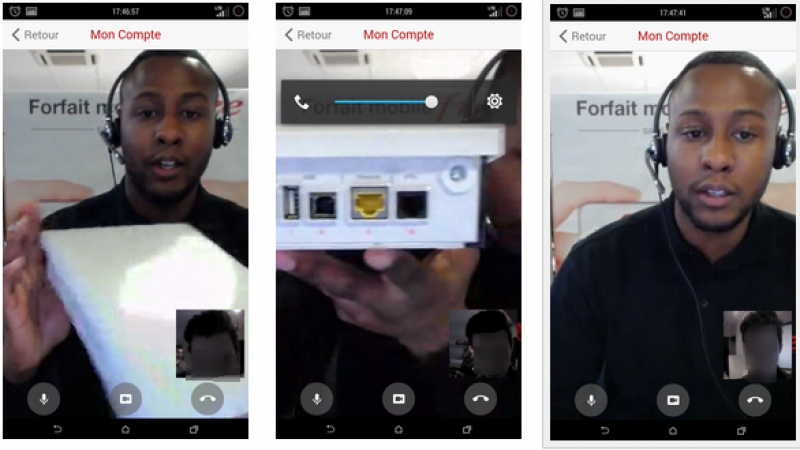 Free lance Face to Free, son service d’assistance par webcam, sur iPhone et iPad