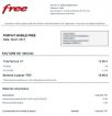 La première facture disponible dans l’espace abonné Free Mobile