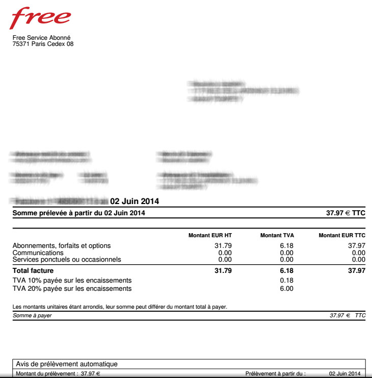 [MàJ] Free envoie désormais les factures Freebox par mail à tous les