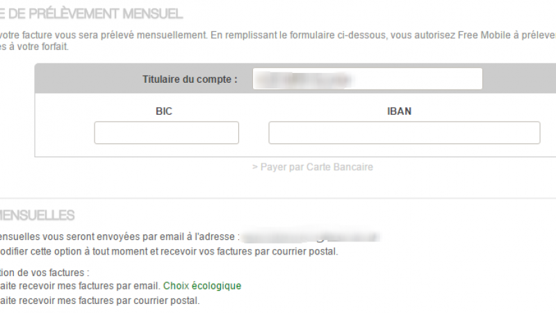 Nouveau : Free Mobile propose maintenant l’envoi gratuit d’une facture par courrier postal