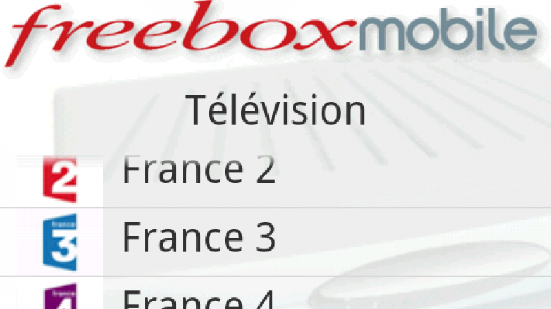 Freebox Mobile pour Android : arrivée de Freebox TV